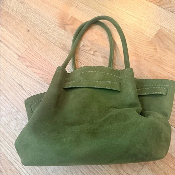 JW PEI Hana Medium Olive Green Women's Tote Bag - Picture 8 of 15